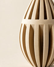 Rib Bud Vase – close-up of the printed texture