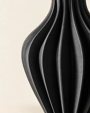 Rib Bulb Vase – close-up of the printed texture