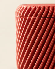 Rib Canister – close-up of the printed texture