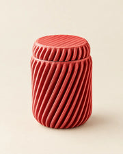Rib Canister – three-quarter studio view