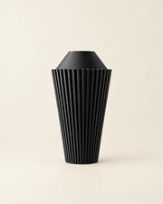 Rib Cone Vase – front view