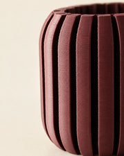 Rib Drum Pen Cup – close-up of the printed texture
