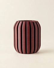 Rib Drum Pen Cup – front view