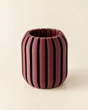 Rib Drum Pen Cup – three-quarter studio view