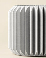 Rib Drum Planter – close-up of the printed texture