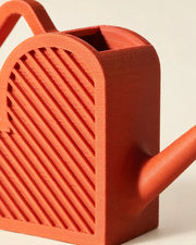 Rib Panel Watering Can – close-up of the printed texture