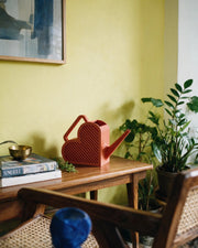 Rib Panel Watering Can – styled on a console