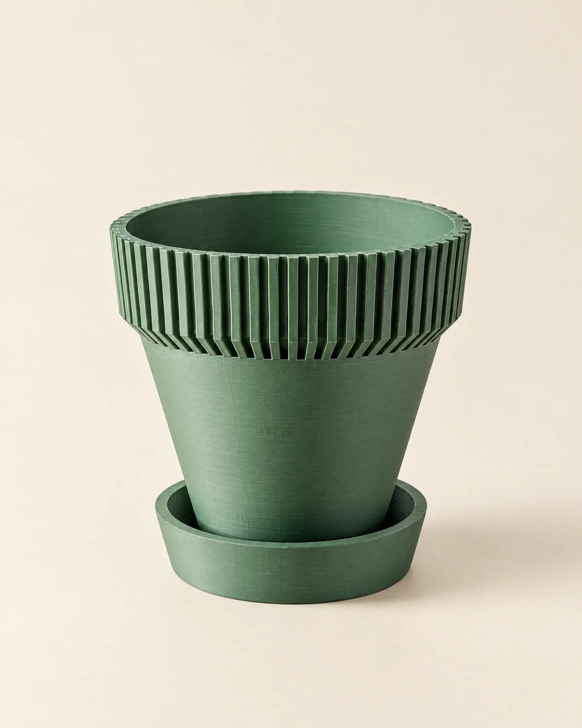 Rib Saucer Planter