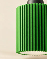 Rib Tube Pendant Light – close-up of the printed texture