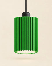 Rib Tube Pendant Light – front view