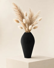 Rib Urn Vase – styled in use
