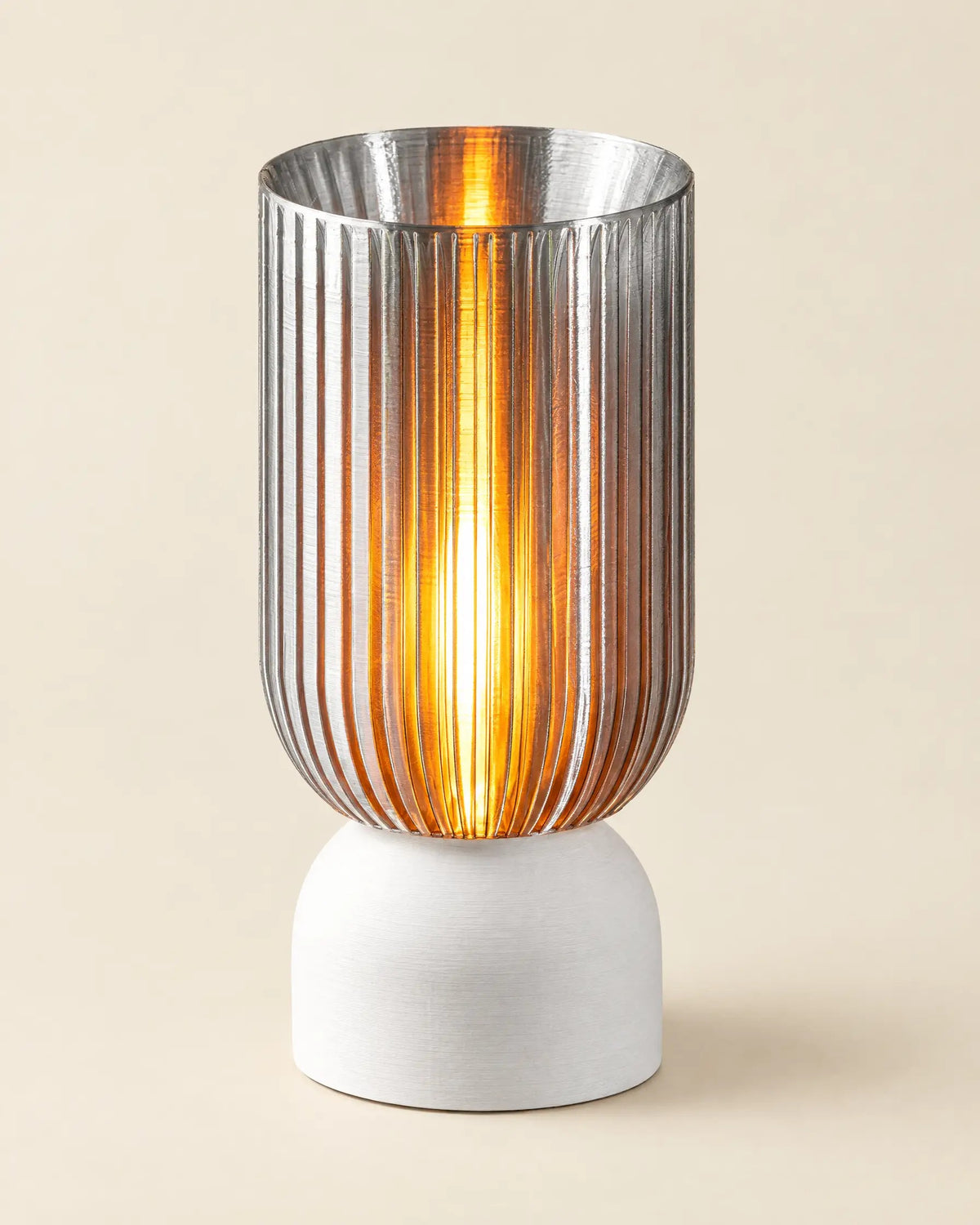 Ribbed Cylinder Table Lamp