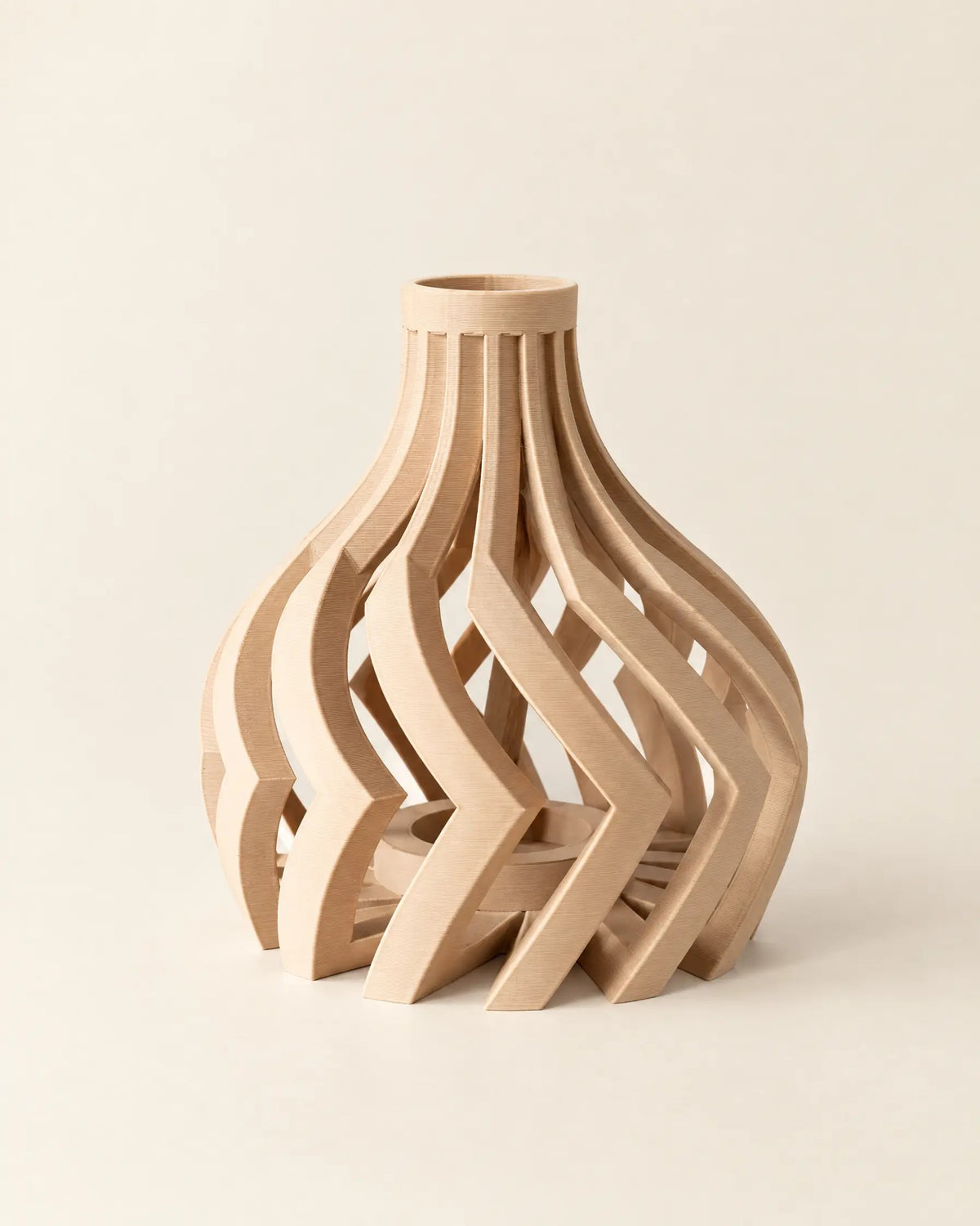 Ribbon Bulb Vase