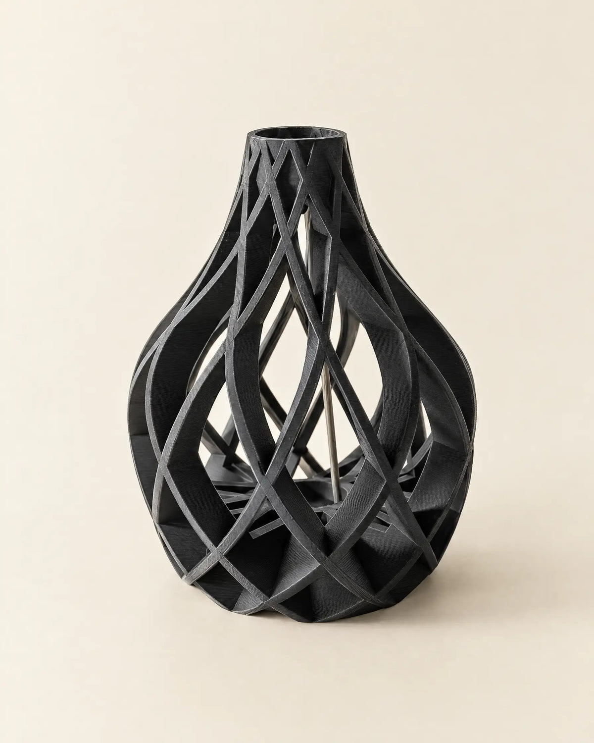 Ribbon Cage Vase