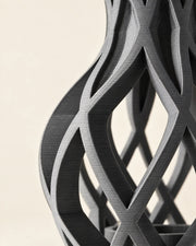 Ribbon Swirl Vase – close-up of the printed texture