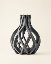 Ribbon Swirl Vase – front view