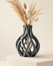 Ribbon Swirl Vase – styled in use