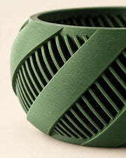 Ribbon Wrap Planter – close-up of the printed texture