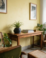 Ridge Stack Planter – styled on a console