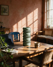 Ring Stack Vase – on a work desk in morning sun
