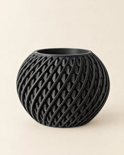 Rope Twist Planter – three-quarter studio view