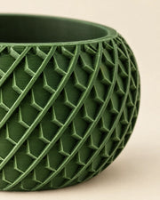 Scale Basin Planter – close-up of the printed texture