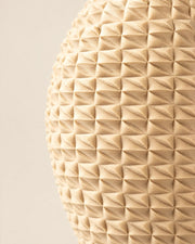 Scale Oval Vase – close-up of the printed texture