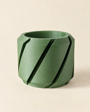 Slash Cut Planter – three-quarter studio view