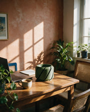 Slash Cut Planter – on a work desk in morning sun