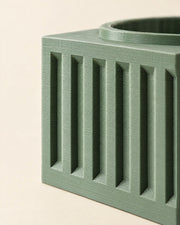 Slat Box Planter – close-up of the printed texture