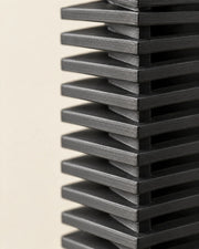 Slat Tower Vase – close-up of the printed texture