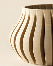 Slim Rib Planter – close-up of the printed texture