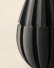 Slim Rib Vase – close-up of the printed texture