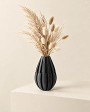 Slim Rib Vase – styled in use