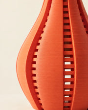 Slot Band Vase – close-up of the printed texture