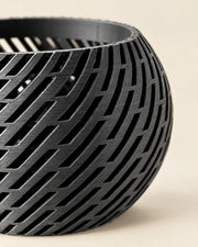 Slot Drum Orchid Planter – close-up of the printed texture