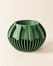 Slot Fin Planter – three-quarter studio view