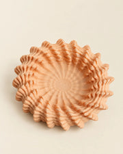 Small Coral Bowl – three-quarter studio view