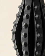 Spike Bulb Vase – close-up of the printed texture