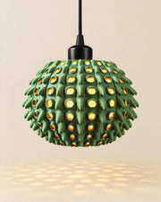 Spike Orb Pendant Light – styled in use
