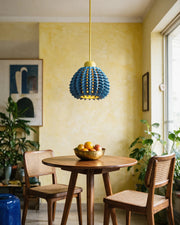 Spike Scale Pendant Light – styled on a console