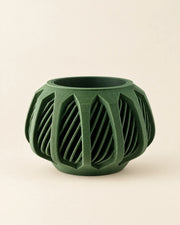 Spiral Cage Planter – front view