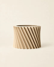 Spiral Rib Planter – front view