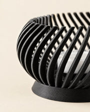 Spiral Tealight Holder – close-up of the printed texture