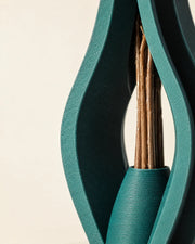 Split Fin Vase – close-up of the printed texture