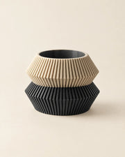 Split Tier Planter – three-quarter studio view