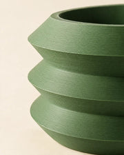 Stacked Ring Planter – close-up of the printed texture