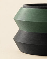 Stepped Rim Planter – close-up of the printed texture
