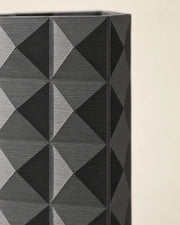 Stud Slab Vase – close-up of the printed texture