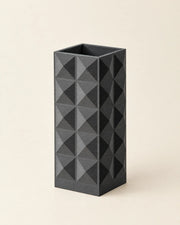 Stud Slab Vase – three-quarter studio view